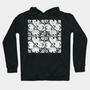 Hibiscus Flowers Print - Crimson Aesthetic Hoodie